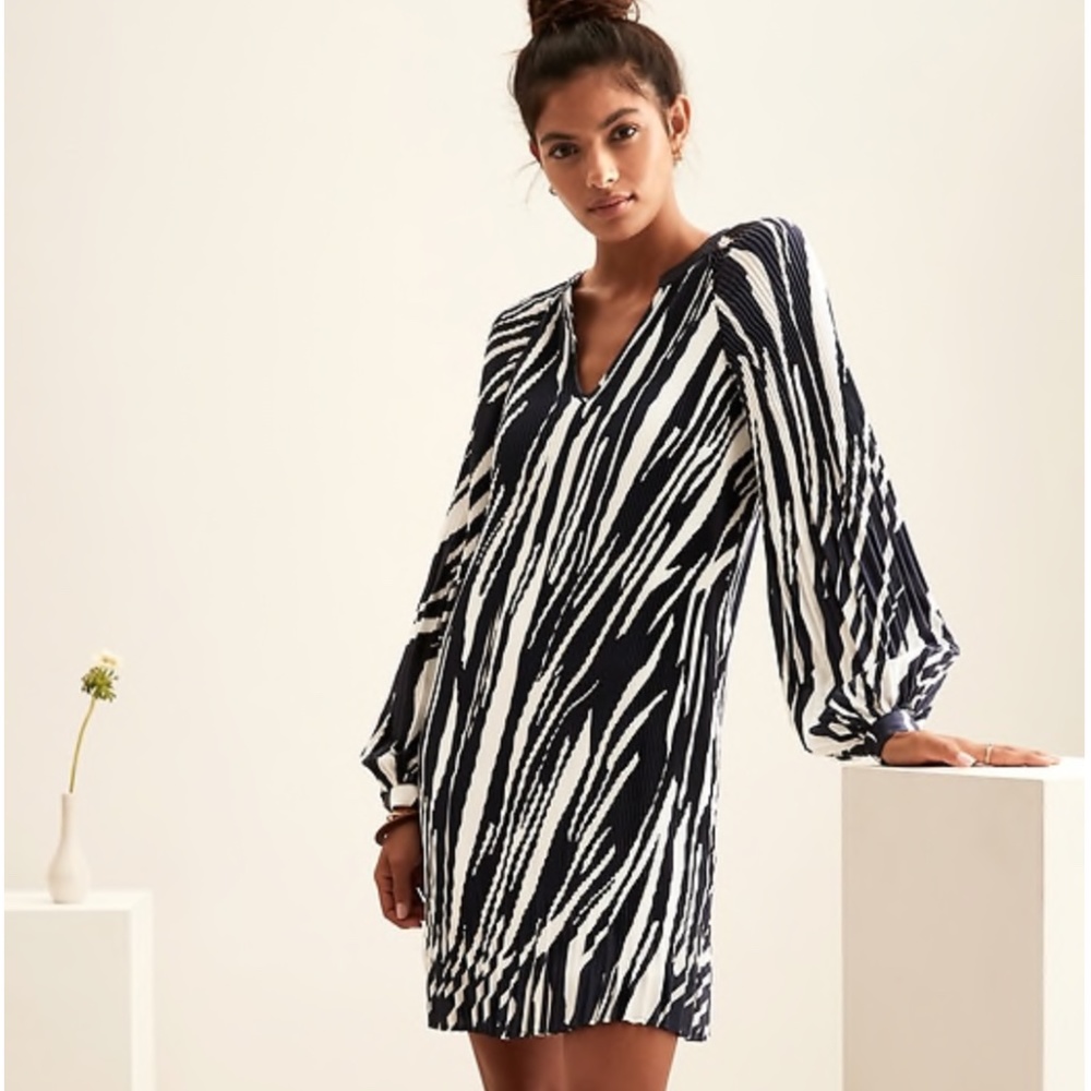 Banana Republic Pleated Mini Dress